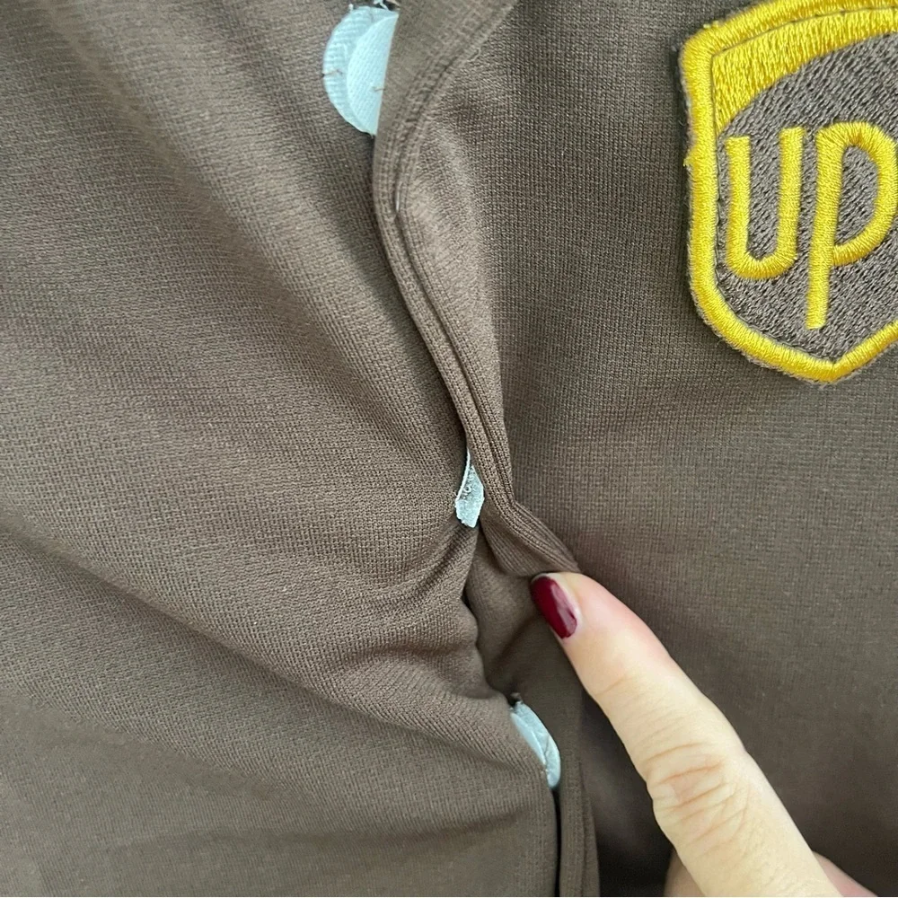 UPS Delivery Driver Costume 3-piece Set for Kids' Size Small 2-3